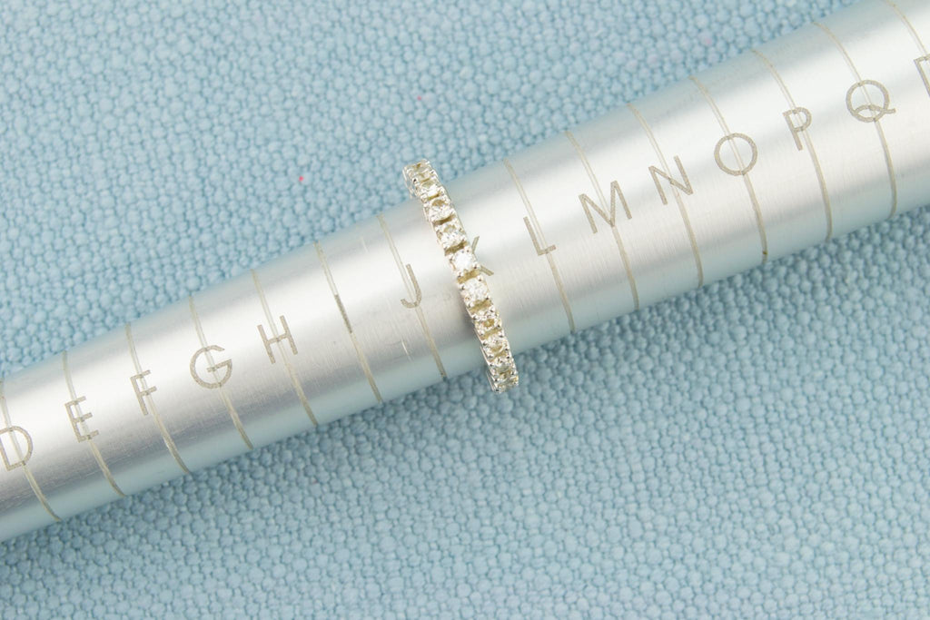 Eternity Diamond Set Ring in 18ct White Gold