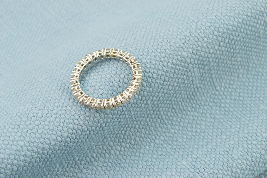 Eternity Diamond Set Ring in 18ct White Gold