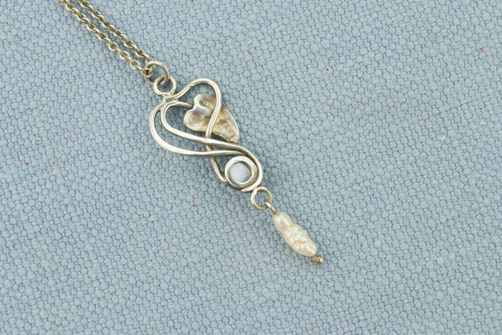 Arts & Crafts Necklace in Sterling Silver, Scottish 1941