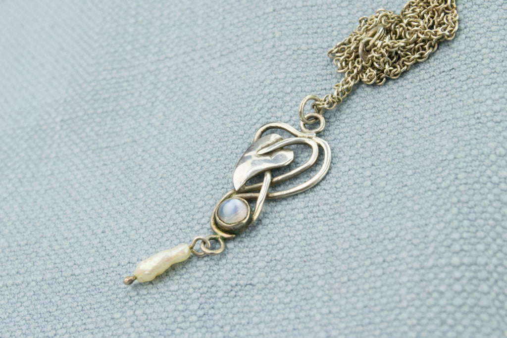 Arts & Crafts Necklace in Sterling Silver, Scottish 1941