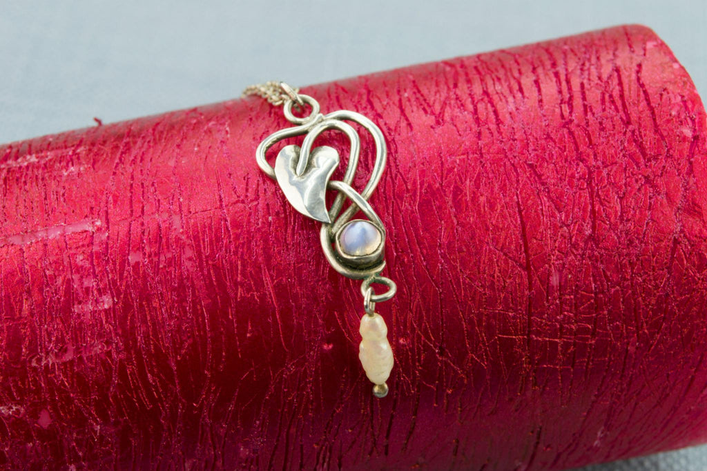 Arts & Crafts Necklace in Sterling Silver, Scottish 1941