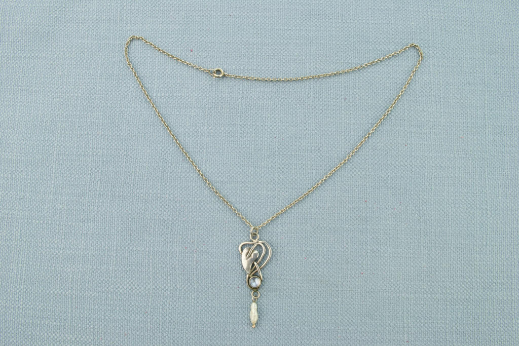Arts & Crafts Necklace in Sterling Silver, Scottish 1941