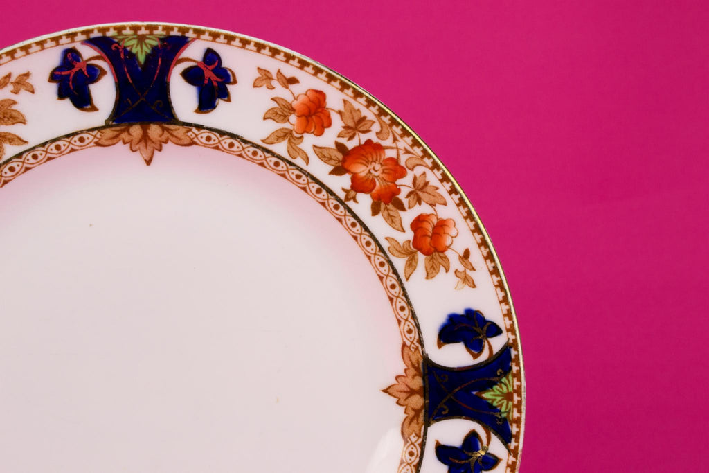 4 Bone China Small Plates, English 1930s