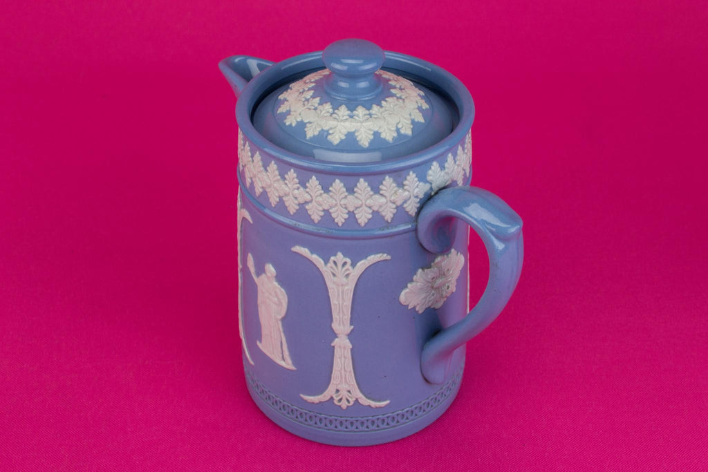 Milk and Sugar Set in Blue and White, English Circa 1900