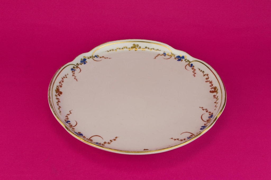 Tea Serving Tray in Porcelain, Early 1900s
