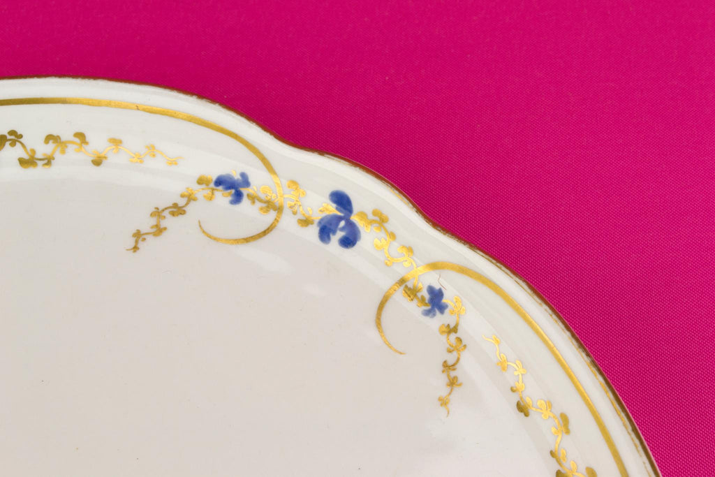 Tea Serving Tray in Porcelain, Early 1900s