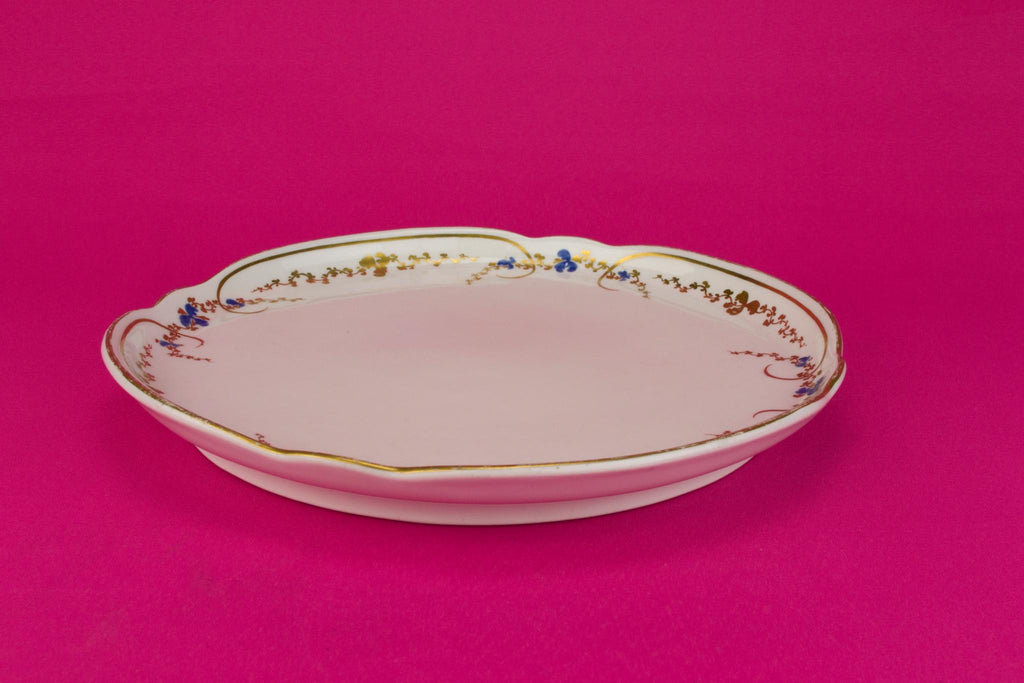 Tea Serving Tray in Porcelain, Early 1900s