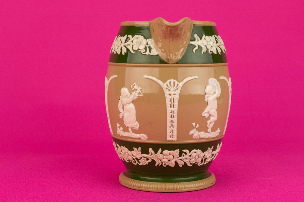 Tactile Ceramic Jug by Copeland, English 1890s