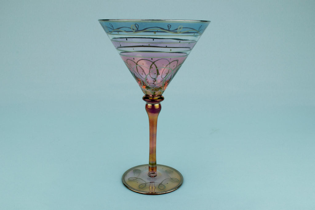 4 Large Martini Cocktail Glasses