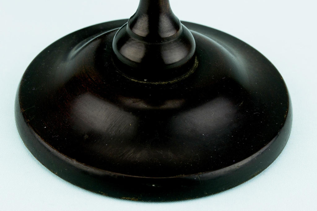 Mahogany Arts & Crafts Candlesticks, English Circa 1900