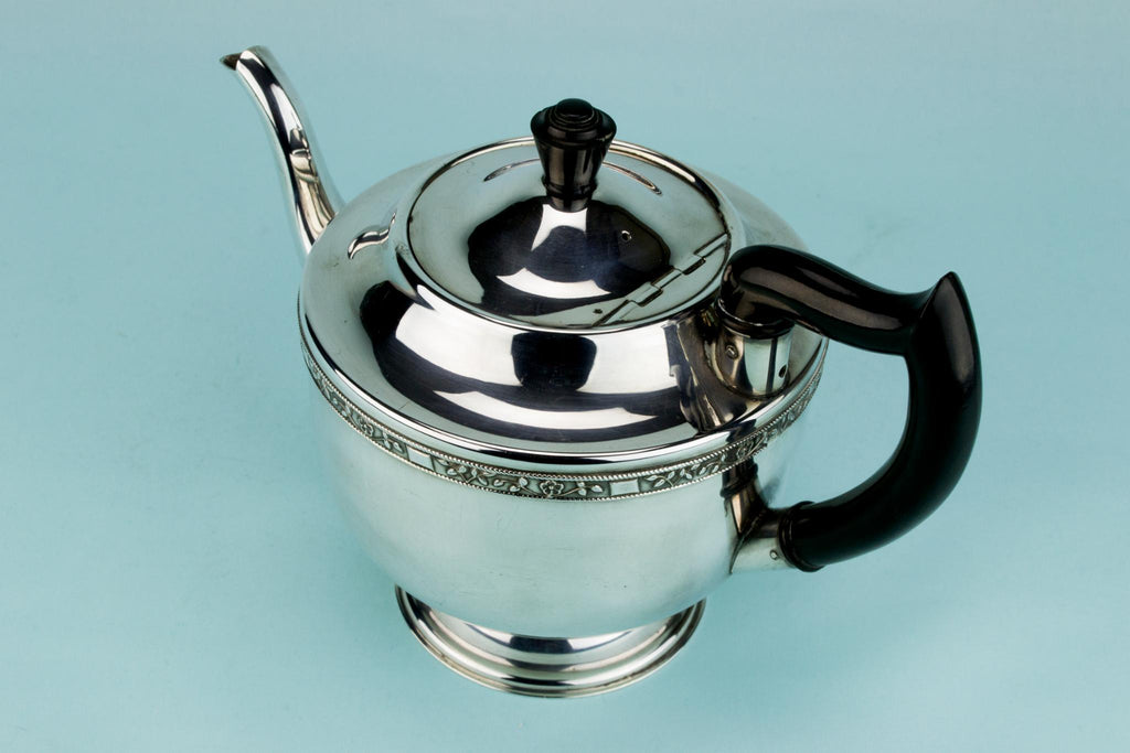 Tea and Coffee Set Silver Plated, English 1950s