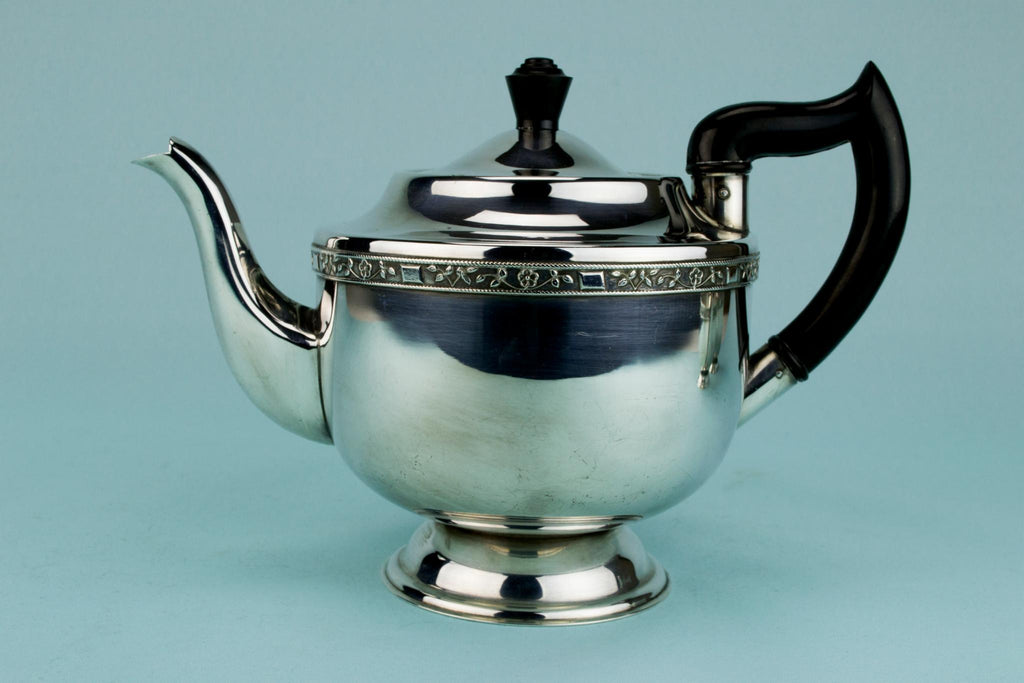 Tea and Coffee Set Silver Plated, English 1950s