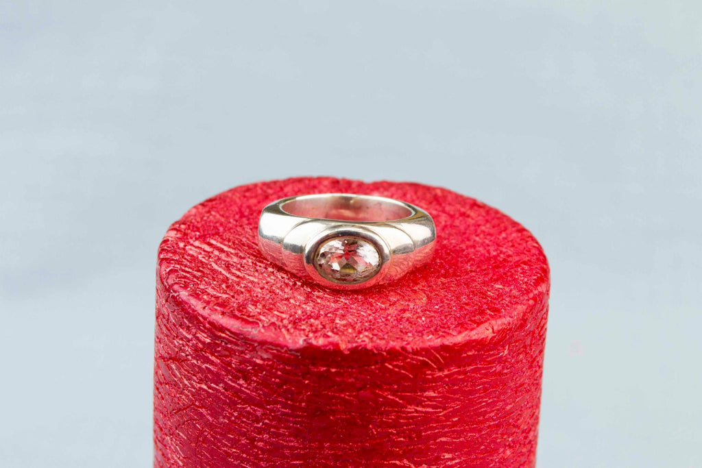 Amethyst Ring in Sterling Silver