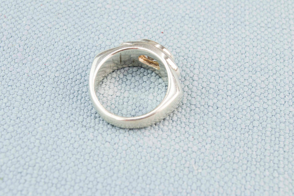 Amethyst Ring in Sterling Silver