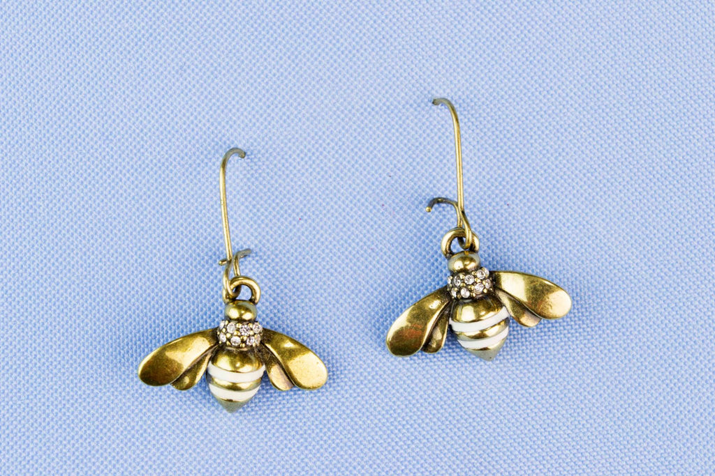 Pair of Bee Shaped Earrings