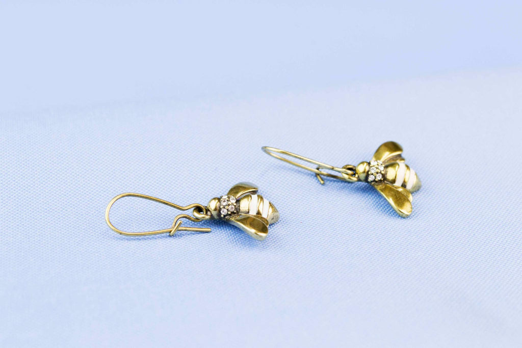 Pair of Bee Shaped Earrings