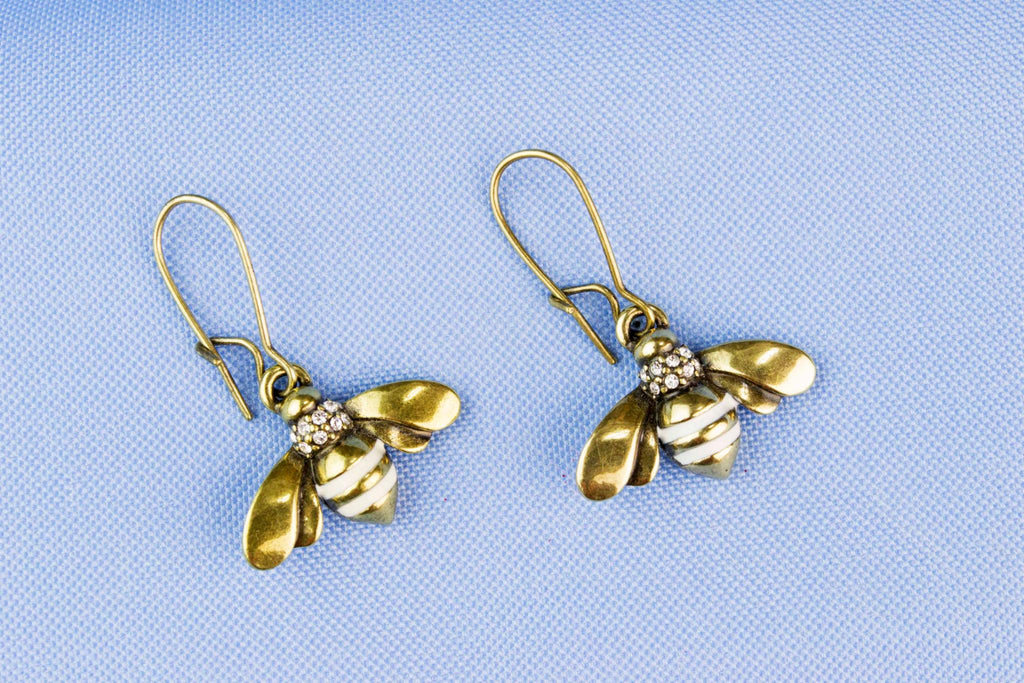 Pair of Bee Shaped Earrings
