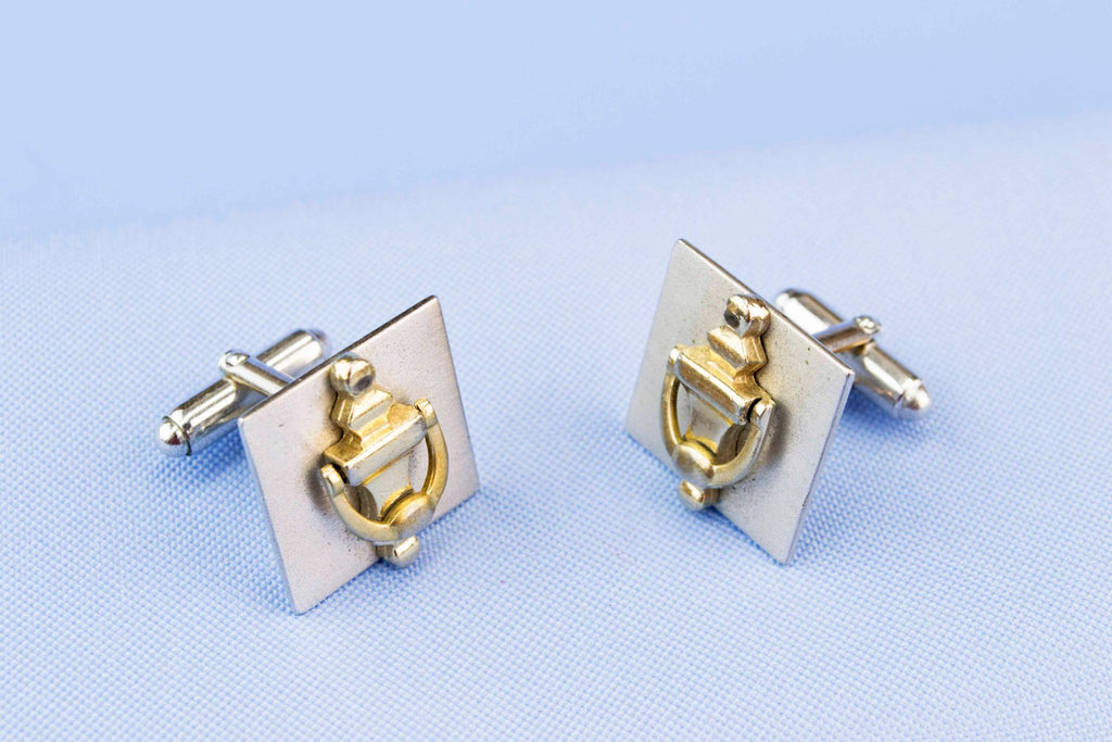 Cufflinks Door Knocker Design 1960s
