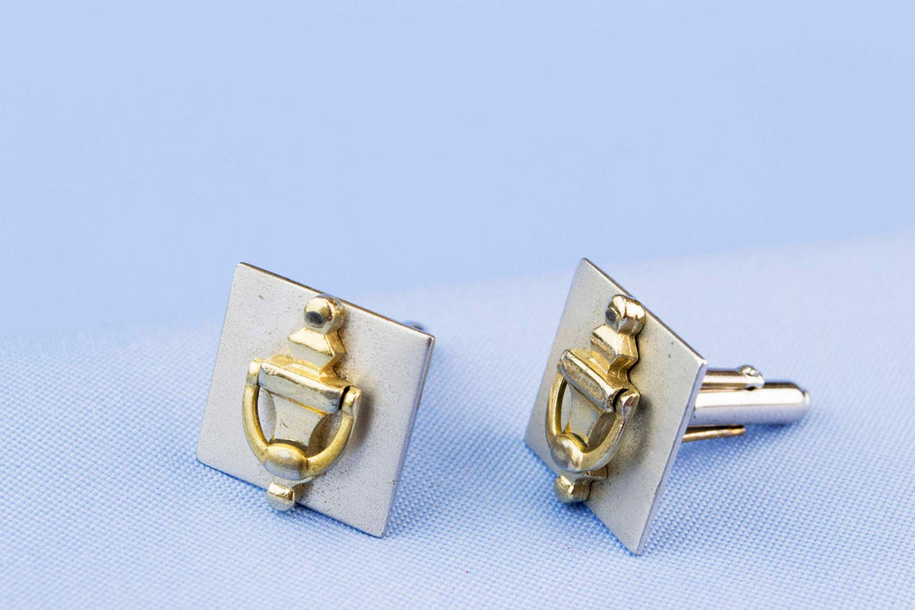 Cufflinks Door Knocker Design 1960s