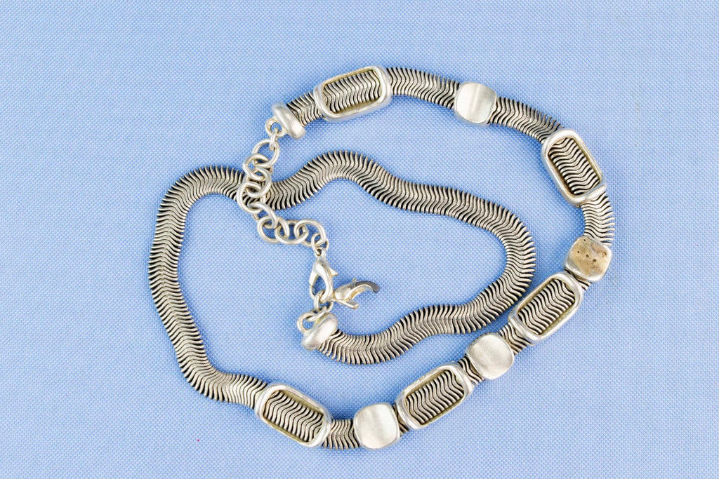 Necklace with Moving Links, Italian 1980s