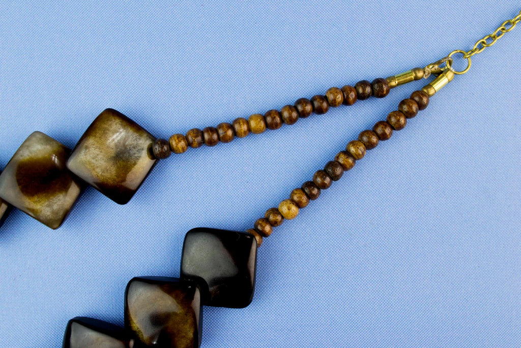 Large Polished Horn Necklace
