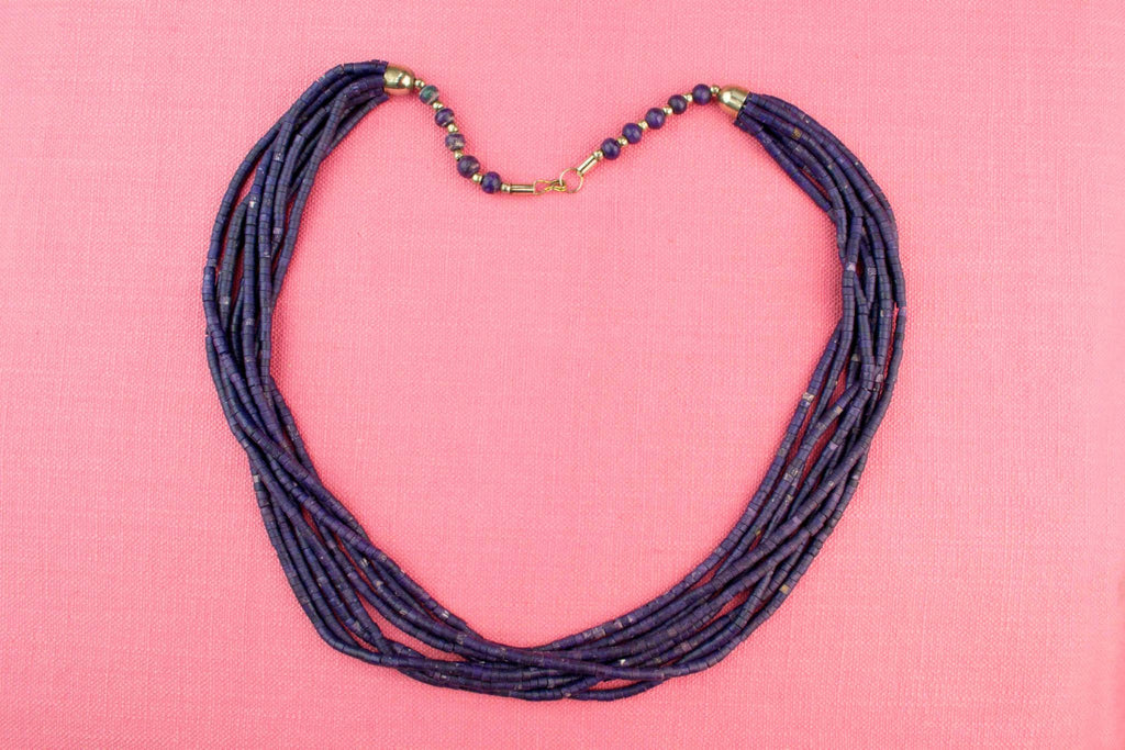 Lapis Lazuli Bead Necklace