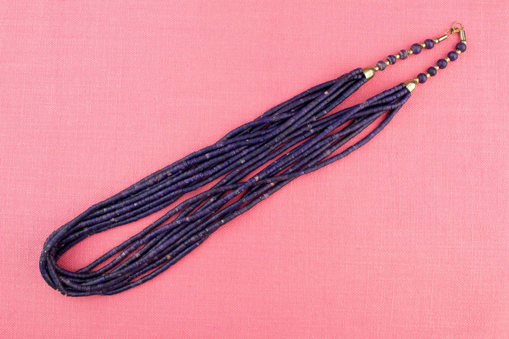 Lapis Lazuli Bead Necklace