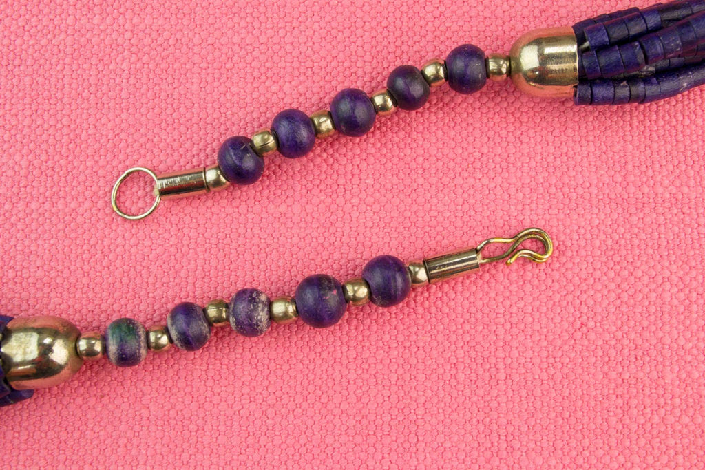 Lapis Lazuli Bead Necklace