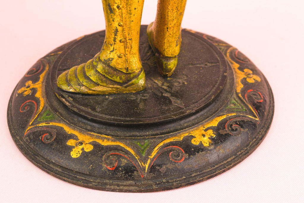 Two Gothic Revival Candlesticks, English Circa 1860