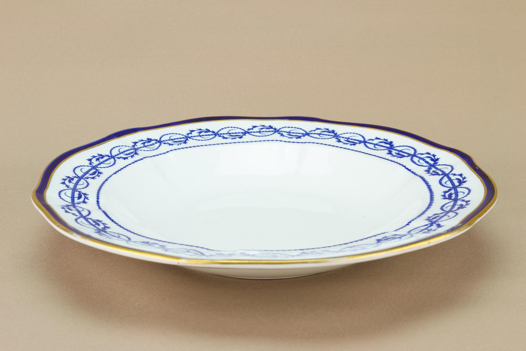 Royal Crown Derby Dinner Bowl, English Early 1900s
