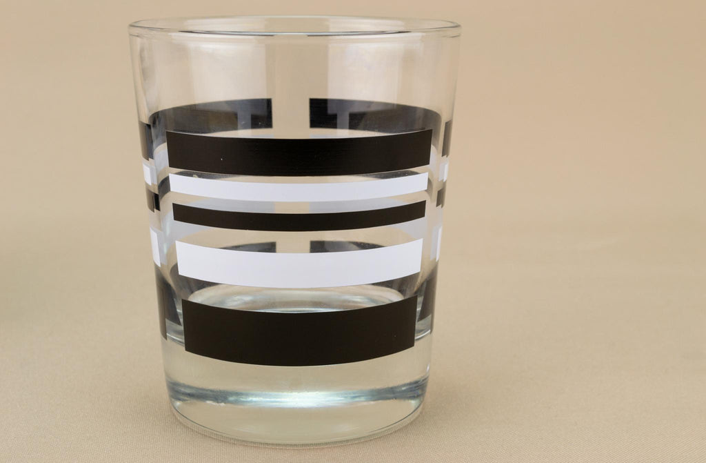 Glass Medium Modernist Whisky Glass, English 1960s