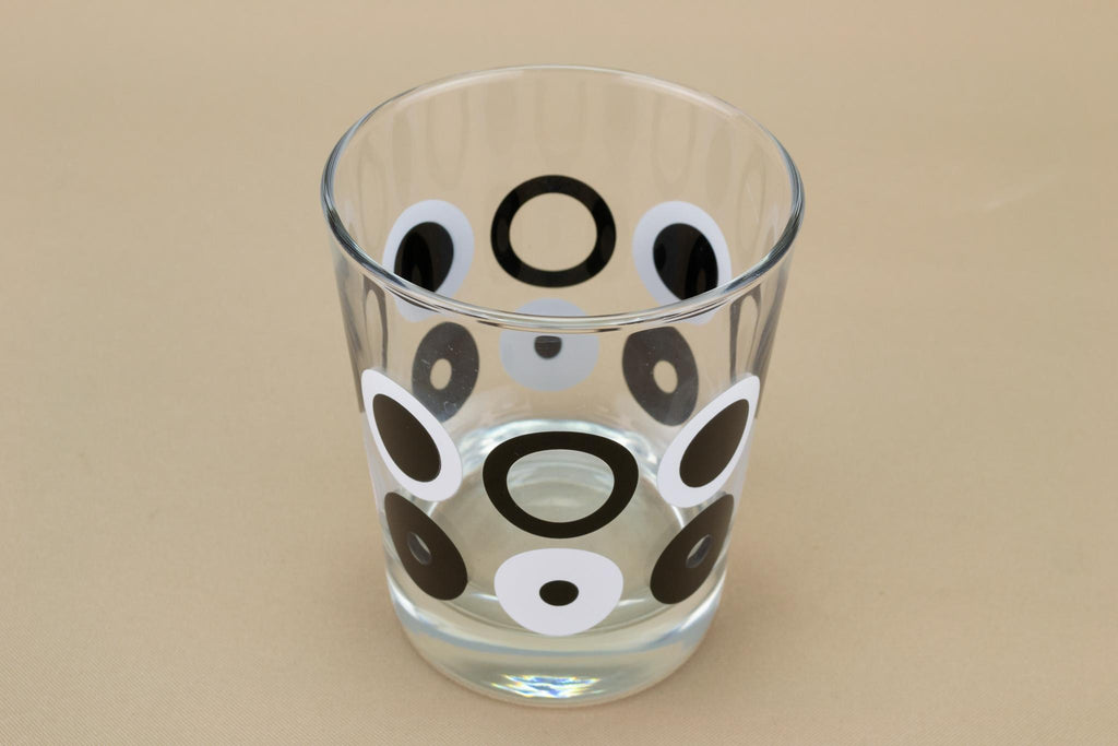 Modernist Whisky Glass Tumbler, English 1960s