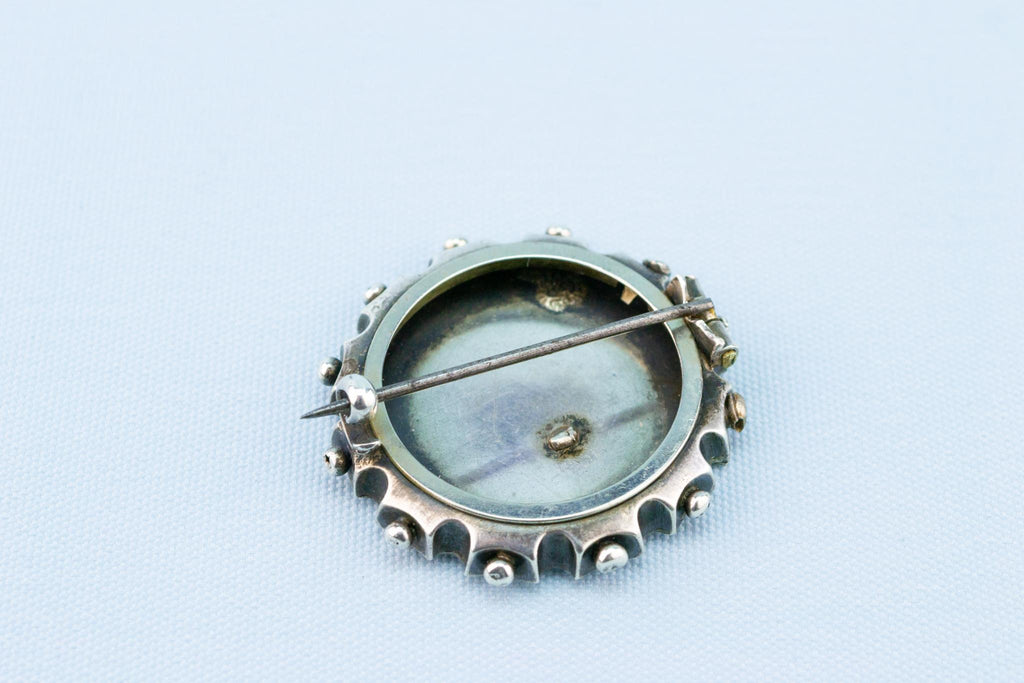 Silver Brooch Aesthetic Movement, English 1880s