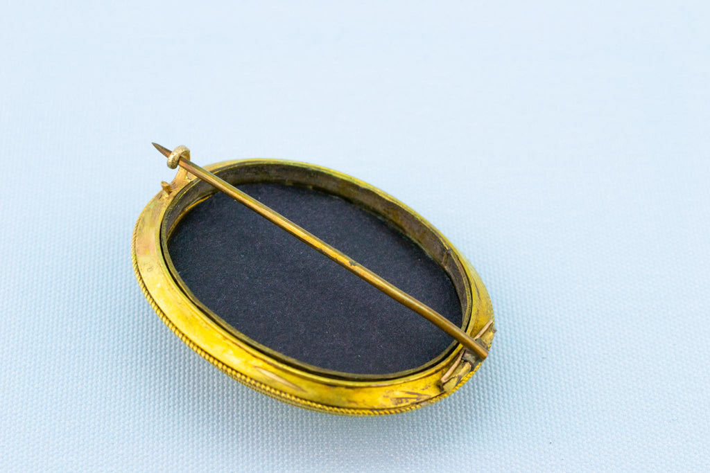 15ct Gold Target Brooch, English 1870s