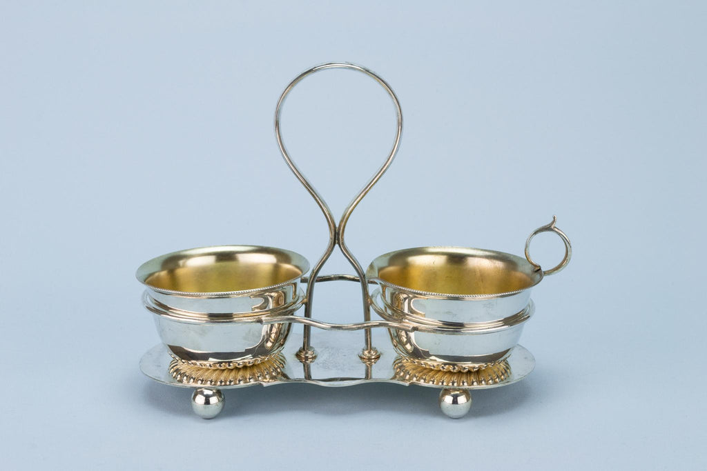 Walker & Hall Condiment Set, English 1930s