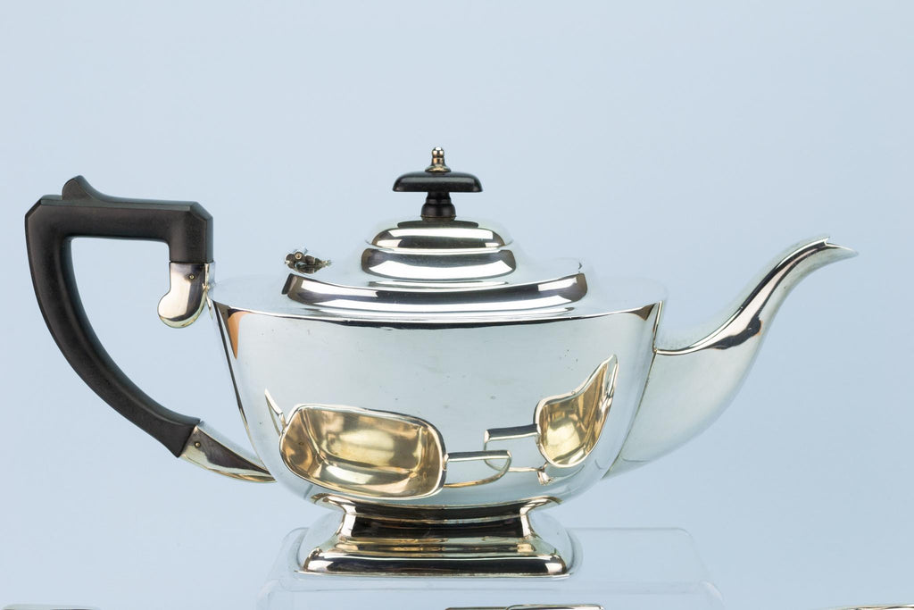 Silver Plated Tea Set Art Deco 1930s