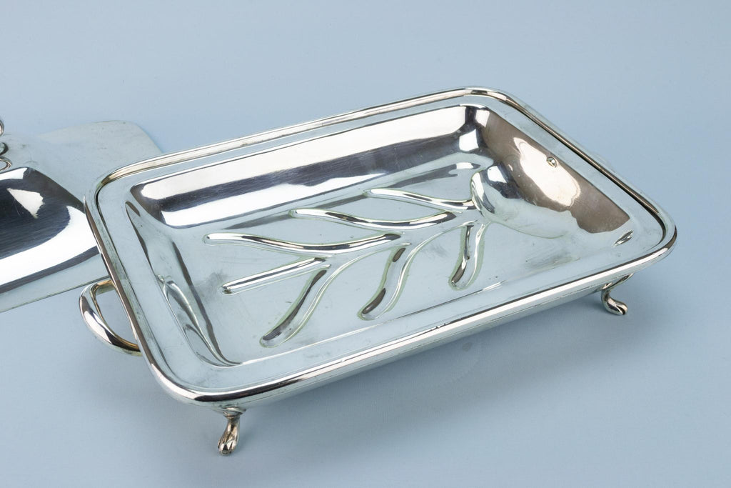Hot Serving Dish with Lid, English 1930s