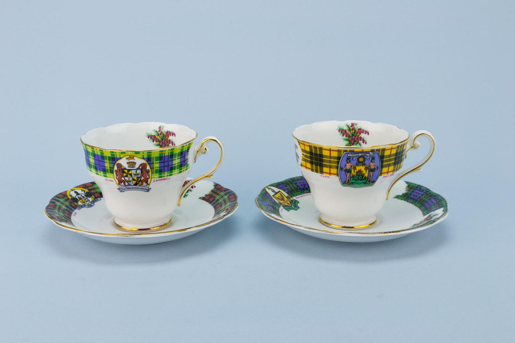 Bonnie Scotland Tartan Tea Set