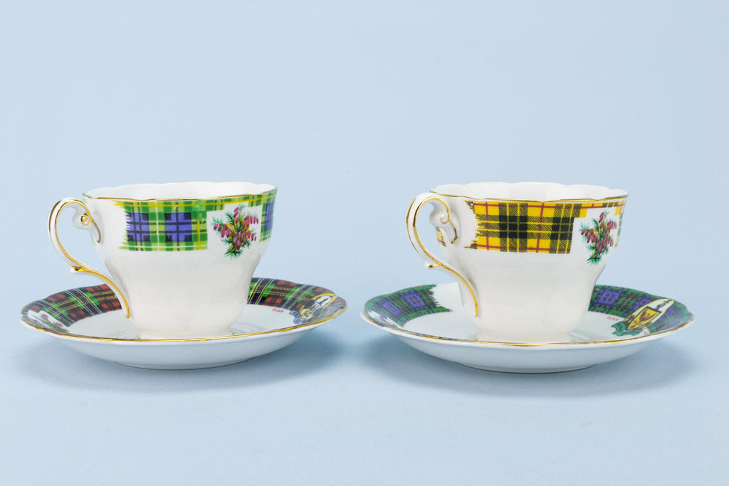Bonnie Scotland Tartan Tea Set