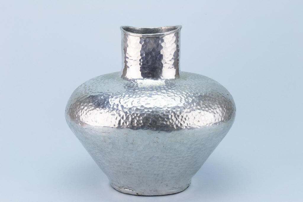 Large Hammered Flower Vase