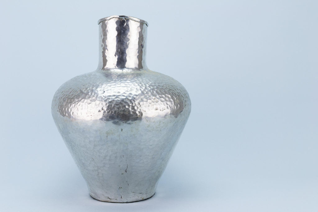 Large Hammered Flower Vase