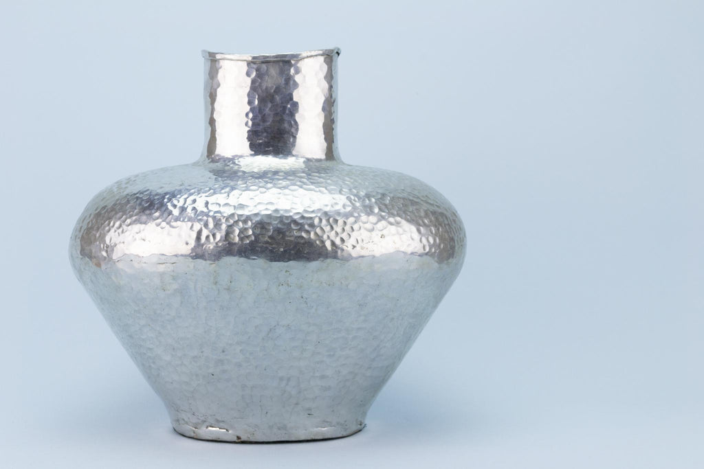 Large Hammered Flower Vase