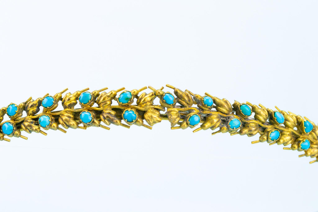 Gold and Turquoise Tiara, English Regency 1820s