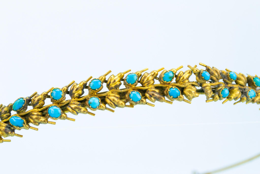Gold and Turquoise Tiara, English Regency 1820s