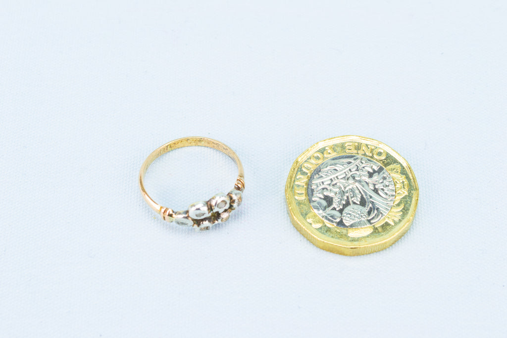 Diamond Gold Ring, English circa 1790