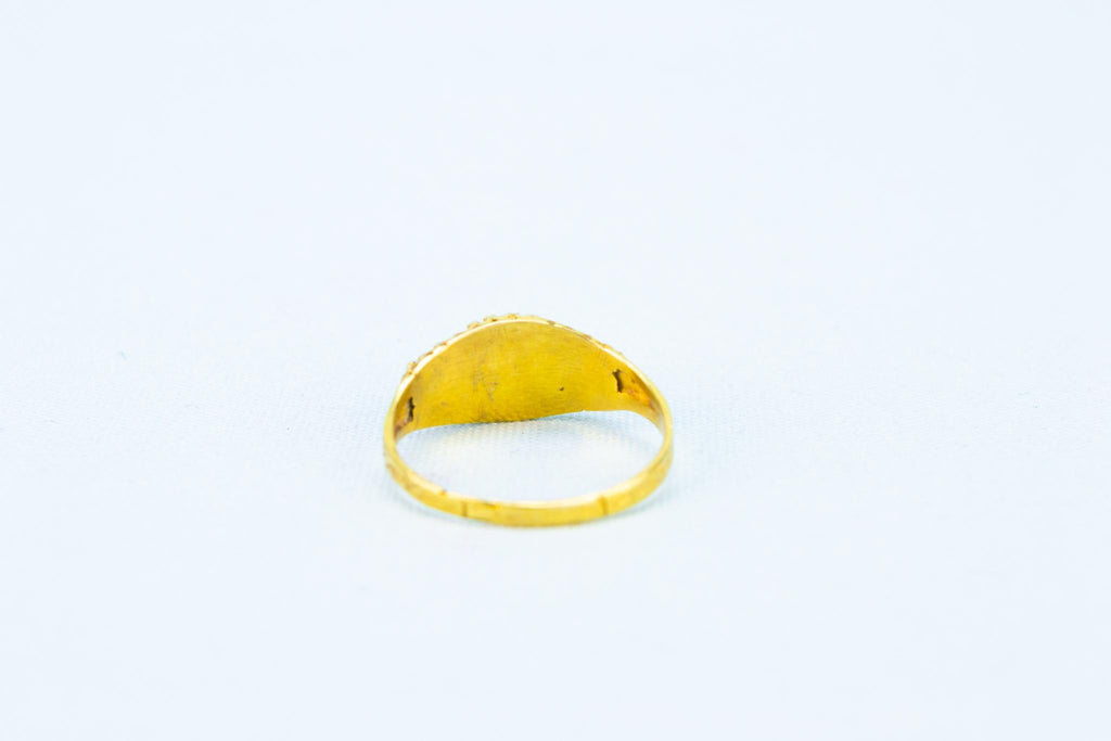 Ceylon Saphire Ring in 15ct Gold, English 1810