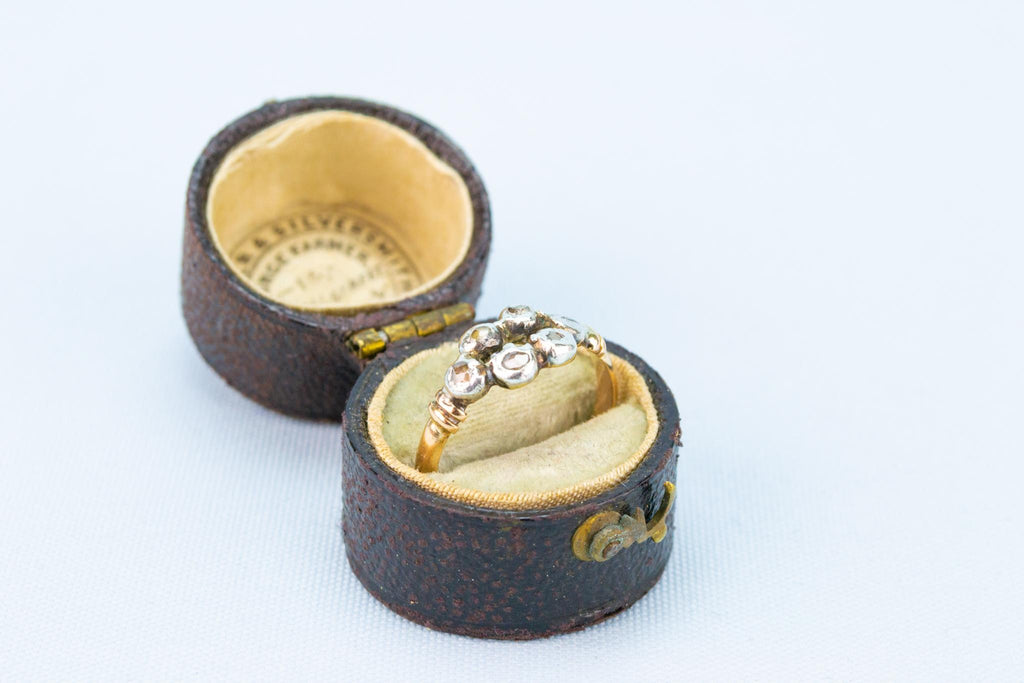 Diamond Gold Ring, English circa 1790