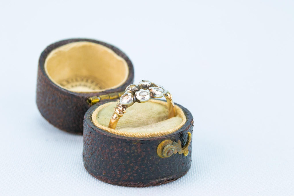 Diamond Gold Ring, English circa 1790