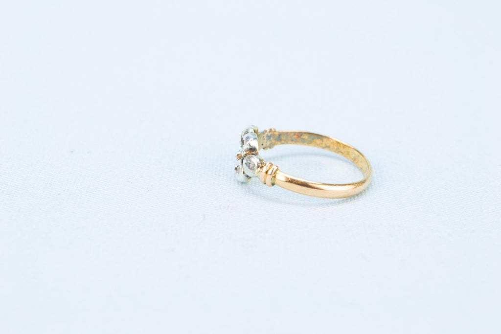 Diamond Gold Ring, English circa 1790