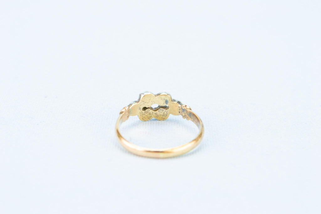 Diamond Gold Ring, English circa 1790